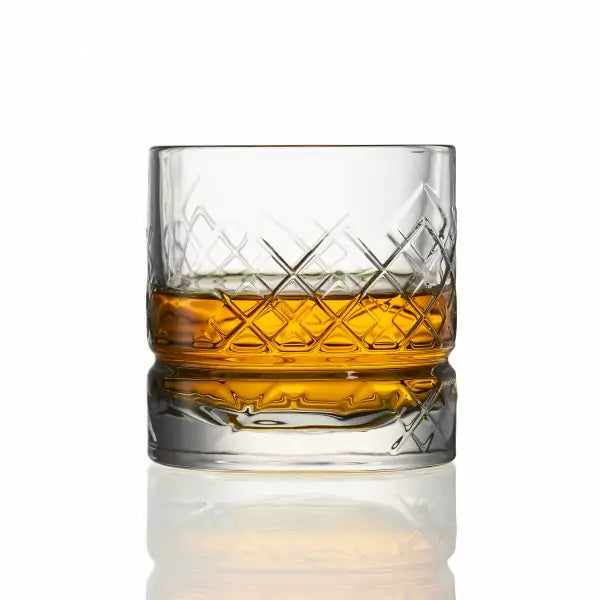 LA ROCHERE – DANDY SET 4 WHISKY GLASSES OLD FASHION GLASS